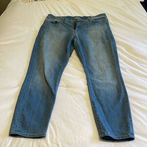 Mother jeans. “High waisted look crop” size 32.